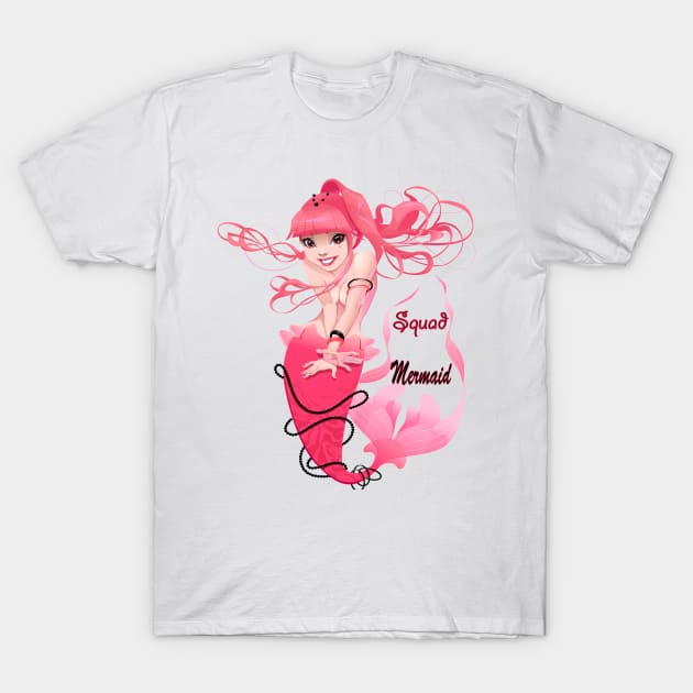 Sexy Mermaid Squad Birthday Party Shirt - Mermaid Girls Gift for women and men T-Shirt by NaniMc